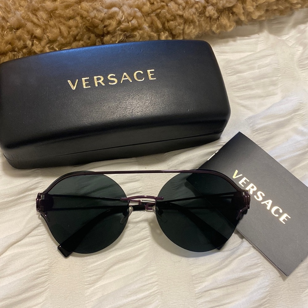 Versace Rock icon Medusa 61mm metal sunglasses